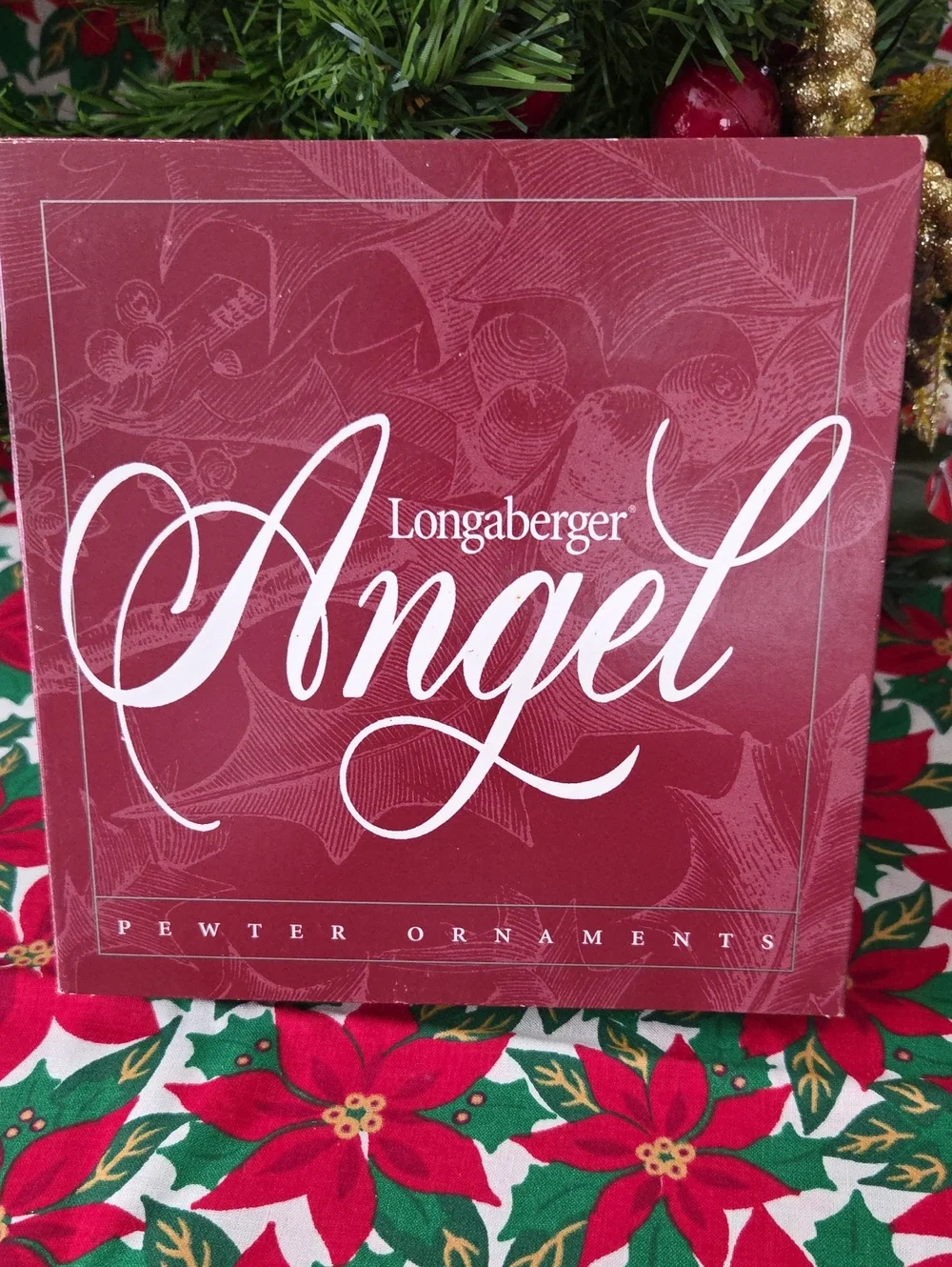 *1999* Longaberger 4 Angel Pewter Ornament FAITH,KINDNESS,FRIENDSHIP, GRATITUDE